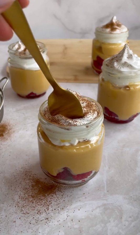 Sugar-Free Raspberry Suspiro Limeño