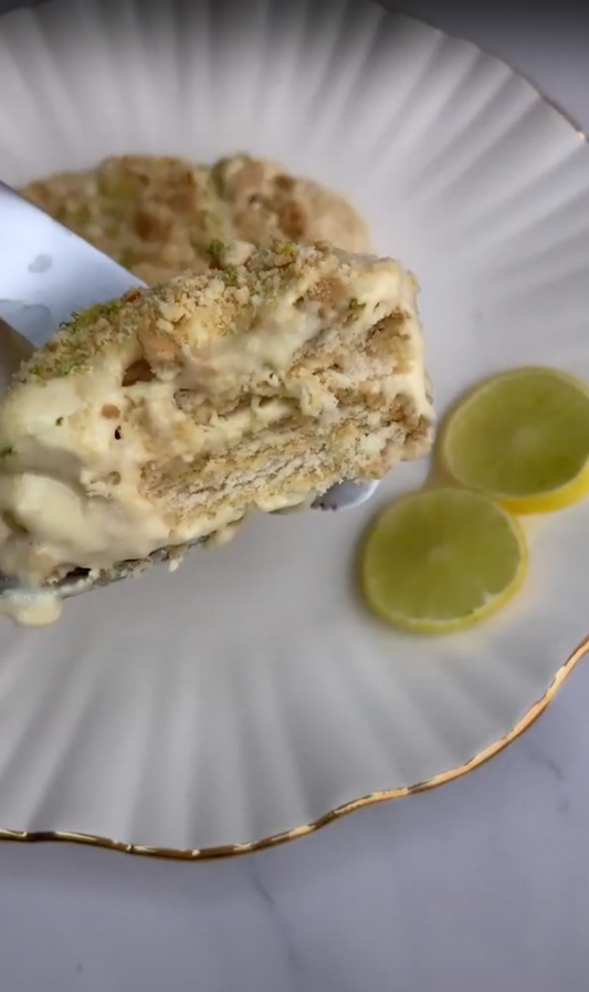 Easy No-Bake Lemon Cake – Light, Creamy & Sugar-Free