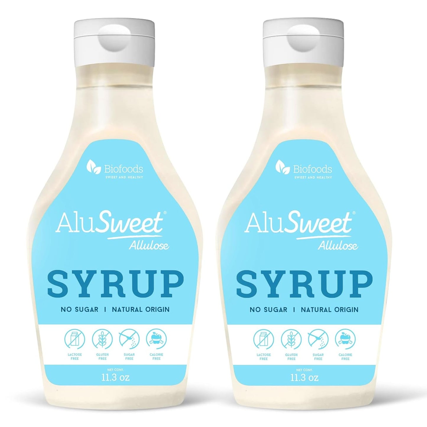 Alusweet Allulose Syrup- Sugar Free Syrup - 11 fl oz- 2 Pack
