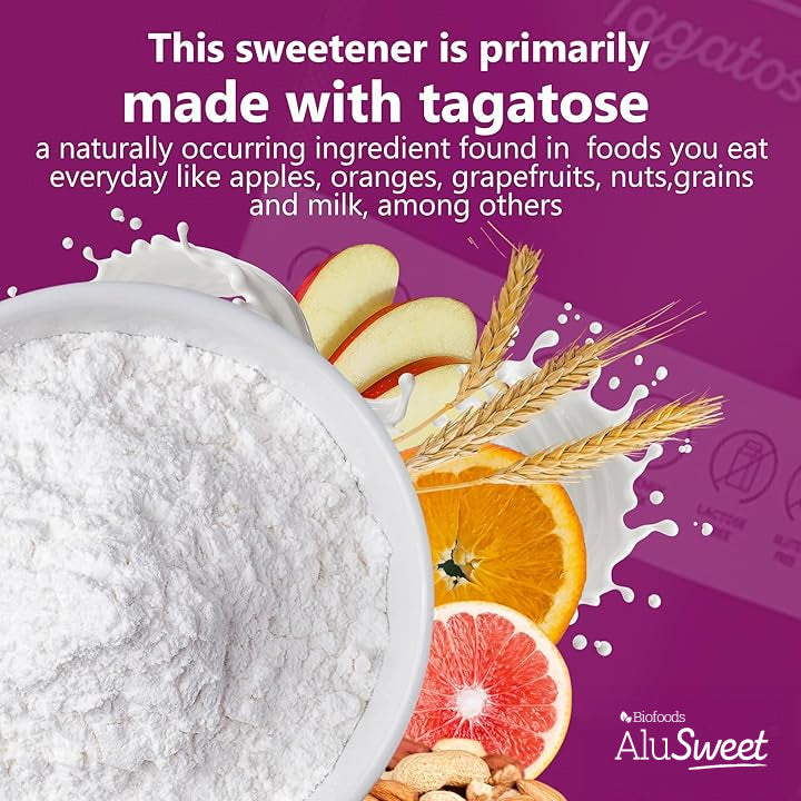 Biofoods AluSweet Tagatose + Stevia Natural- 36 oz 2:1 Replacement - 3 Pack