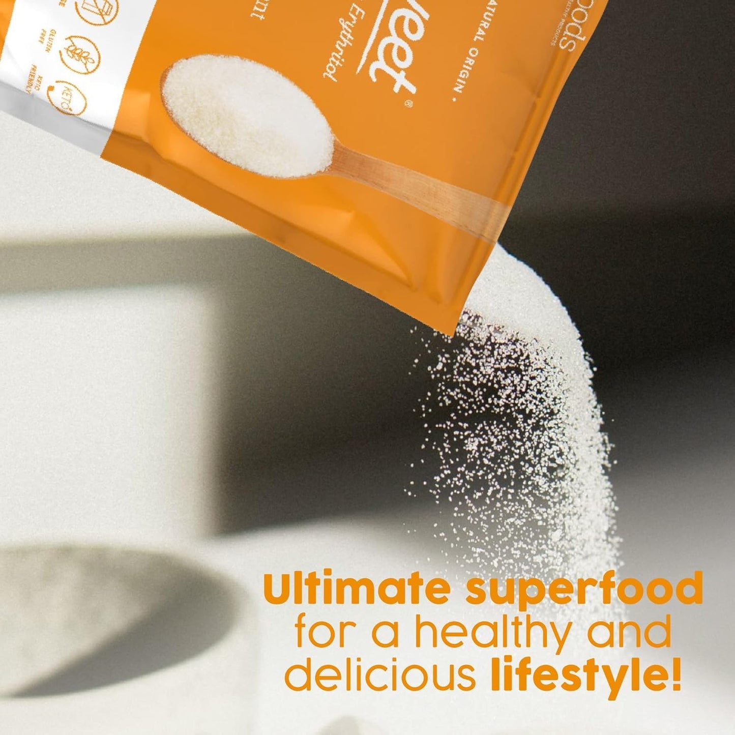 Biofoods Alusweet Erythritol + Monkfruit Sweetener (12 Oz)