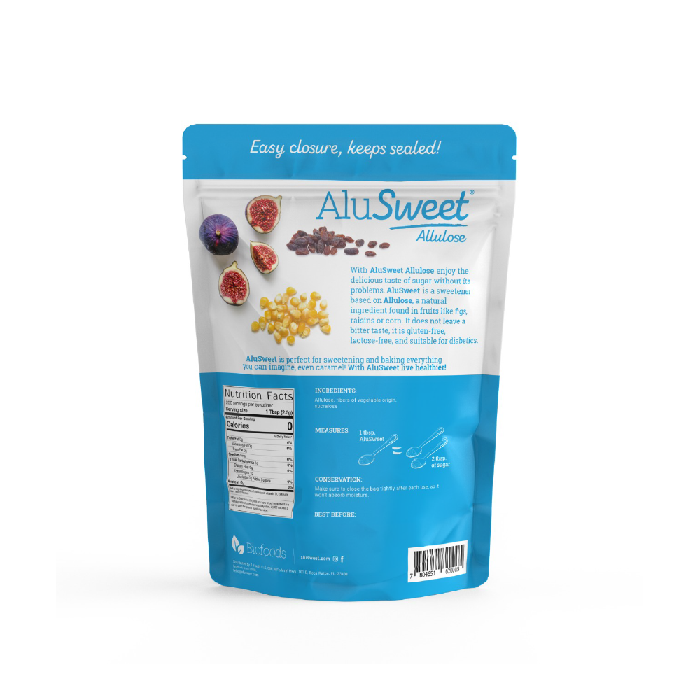 Biofoods AluSweet, Allulose based Sweetener, Pack of 3 (12 Oz each )