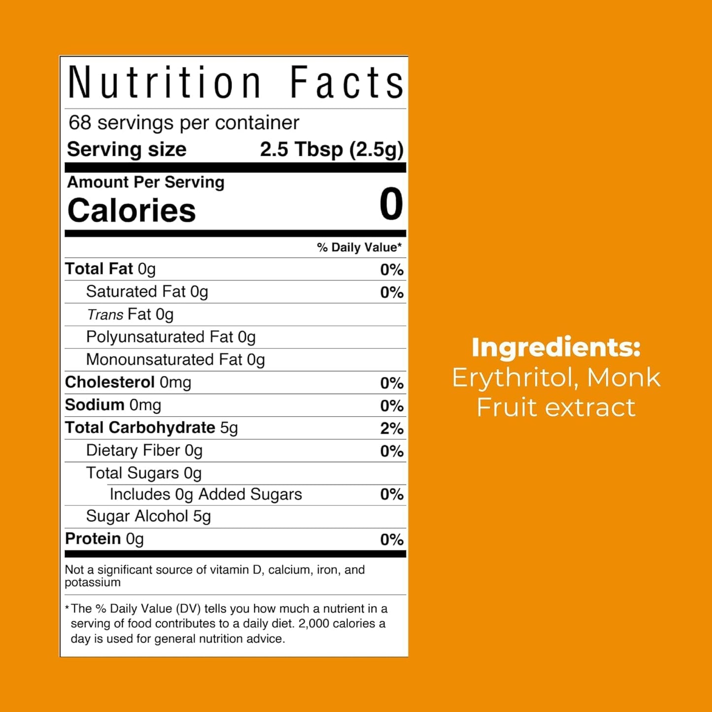 Biofoods Alusweet Erythritol + Monkfruit Sweetener (12 Oz)