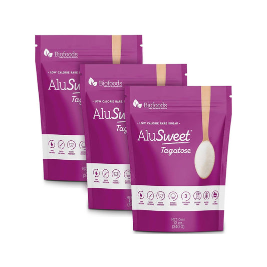 AluSweet Tagatose + Stevia Natural- 36 oz 2:1 Replacement - 3 Pack