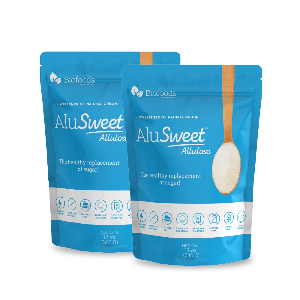 AluSweet, Allulose based Sweetener Pack of 2 (12 Oz each )